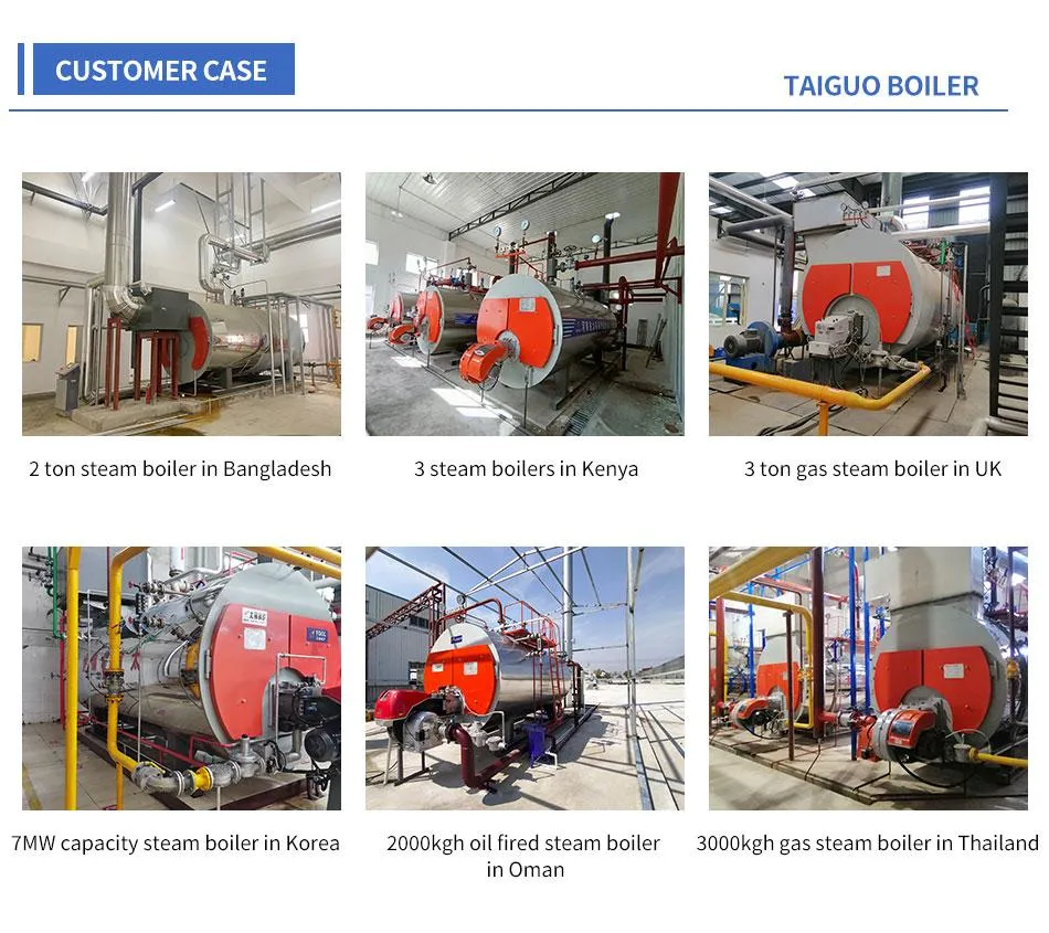 High-Efficiency 0.5ton to 20-Ton Fuel Gas Steam Boiler for Food Factory