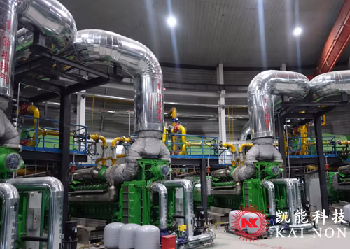 ガス火力発電所のエネルギー生産用廃熱回収ボイラー